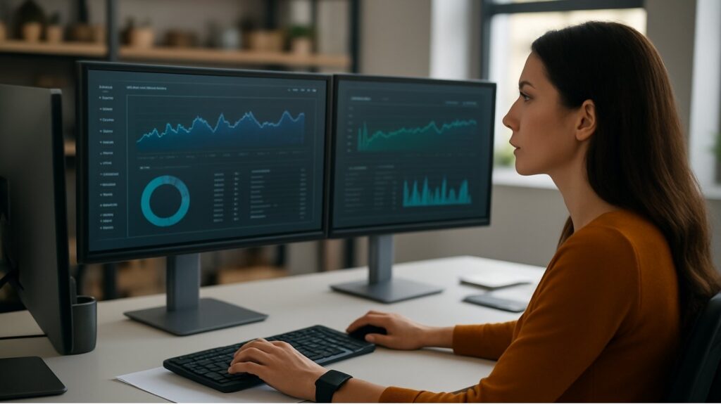 Franchise POS system dashboard for multi-location businesses